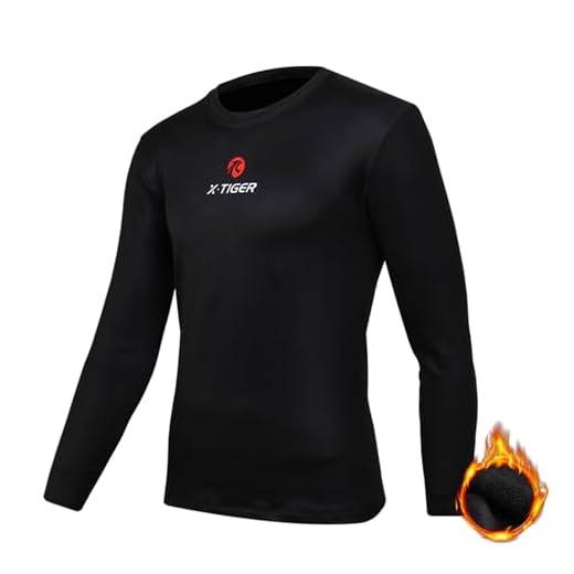X-TIGER Maillot Ciclismo Manga Larga Hombre Polar Térmico, Invierno Deportes al Aire Libre Manga Larga,Maillot Transpirable Secado Rápido