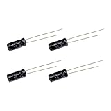Capacidad: 100 uF. Tensión nominal: 16 V.