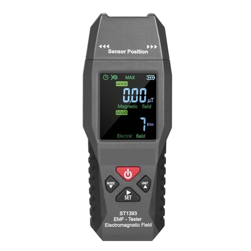 ST1393 デジタル電磁界放射線検出器磁界電界強度テスターハンドヘルド LCD EMF メーター 速い正確