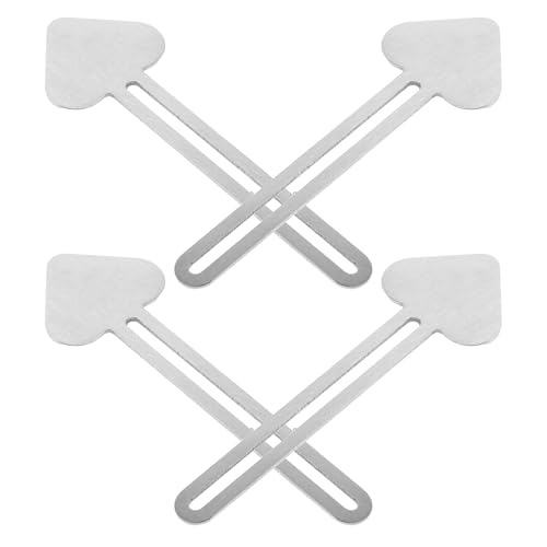 AKOOSY Set 4 Pezzi Spremitubo in Metallo per Vernice a Forma di Cuore, Strumento Manuale per Spremitura Tubi Artistici, Estrattore Tubi Pigmenti e Acquerelli, per Uso Artigianale