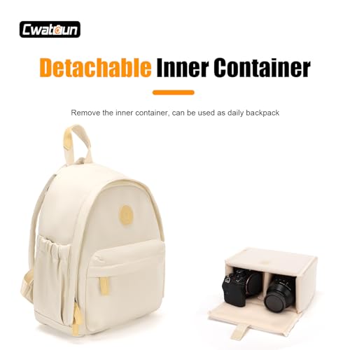 Mochila pequeña para cámara DSLR para mujeres miniatura 4