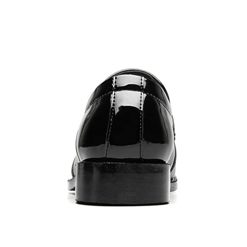 Men's Patent Leather Slip-on Dress Loafers Shoes Formal Tuxedo Shoes Work Business Office Dress Shoes4