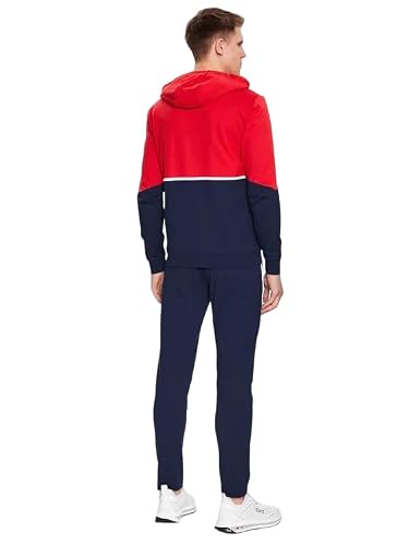 Miniatura 3 de Emporio Armani Ea7 - Mono Visibility Para Hombre De Verano De Algodón Garzato - 3rpv52, Red Navy 24bk, Xs