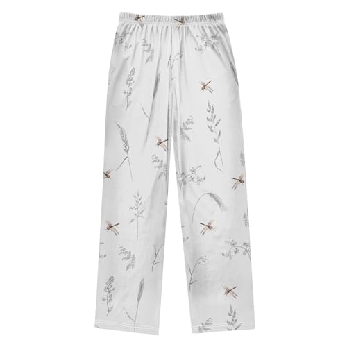 Dragonfly Boys Pants Boys Athletic Pants Long Pant for Boywith Pockets Wide-Leg Size 6-14Y2