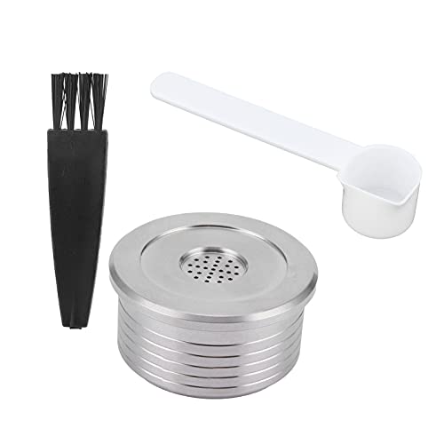 Reusable Coffee Capsule with Spoon and Brush, Compatible with NDIQ7323 Coffee Machine