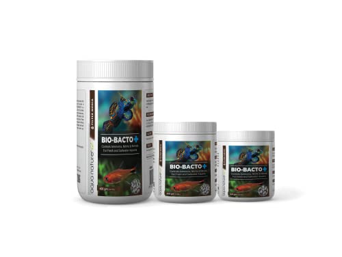 AquaNature® Bio- Bacto+ Biological Filter Media Controls Ammonia, Nitrite & Nitrate for Fresh & Saltwater Aquaria (200g)