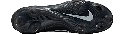 Nike Nike Alpha Huarache NXT DJ6517-010 Black/Dark Smoke Grey/Light Smoke Grey/White Men's Metal Baseball Cleats 7 US