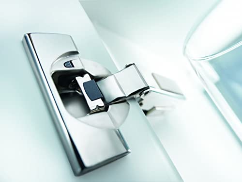 Blum Clip Top BLUMOTION 110 Degree Standard Kitchen Cabinet Cupboard Door Hinges 71MB3750, Self Closing Mechanism Wardrobe Hinges, Inset Application Buffering Hinge, Made in Austria Pack of 2