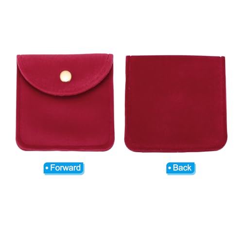 Bolsas de joyería PATIKIL antipérdida de terciopelo para proteger pendientes y piezas pequeñas 5