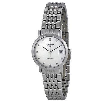 �����W�� Longines Elegant Mother of Pearl Dial Stainless Steel Ladies Watch L43094876 ���� ���f�B�[�X �r���v �y���s�A���i�z