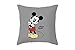 WAY2BB - Funda de cojín Disney (Mickey Mouse Gris)