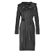 Produktbild Vossen Damen & Herren Bademantel Jive Graphit XL