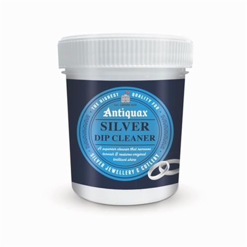 Antiquax Silver Dip Cleaner 250ml– Fast-Acting, Professional Silver Restoration for Jewelry & Silverware