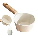 Milchtopf für Kochfeld - 250 Milliliter Antihaft-beschichtete Gewürz- und Soßkocher,Kleine Würztopf | Gebrauchte Suppe, Tee, Kaffee, Wasser, Butter, Soße, Frühstücksgetreide, auf einem Herd,