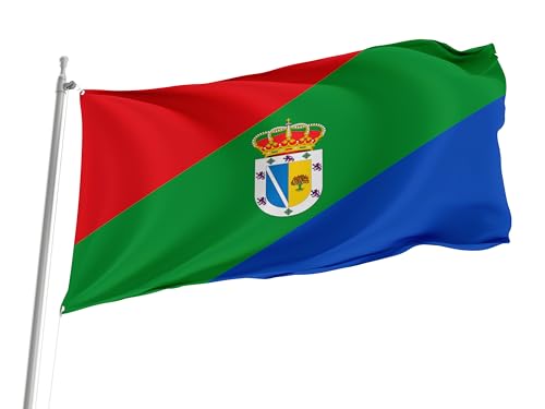 Bandera Del Orgullo Zarza La Mayor, Cáceres Spain Province Garden Flag Clásico Bandera Balcón Resistente Al Viento Y La Lluvia Banderas Premium Para Festival Desfile Jardin 90X152Cm
