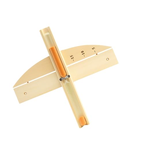 Bbajszx Temporizador de para áreas de Bienestar Que Incluye Base de Madera Resistente y un Enfoque de rotación Simple Reloj de Temperatura