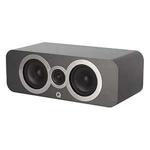 Q ACOUSTICS 3090Ci Centre Speaker Graphite Grey – Met 2-weg Reflex Behuizing Type, 2 x 100mm (4″) Mid/Bass Driver, 1 x 22mm (0.9″) tweeter – Actieve luidsprekers/Hifi Luidsprekersystemen