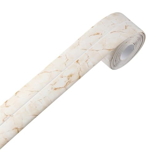 Image of 2 inch x 102 inchCaulk Strip,Bath & Kitchen Caulk Tape Sealant Strip,PVC Self Adhesive Tub and Wall Sealing Tape Caulk Sealer,Caulk Strip for Kitchen Sink Toilet Bathtub