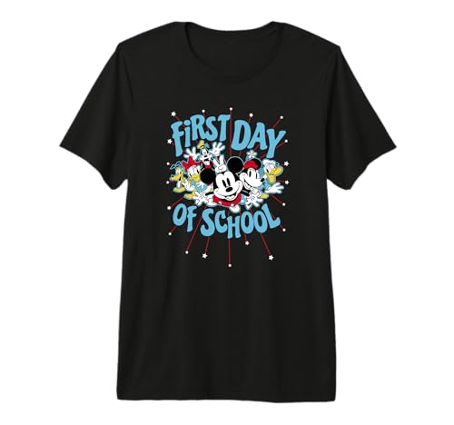 T-shirt Mickey Disney imprimé manches courtes col rond premium