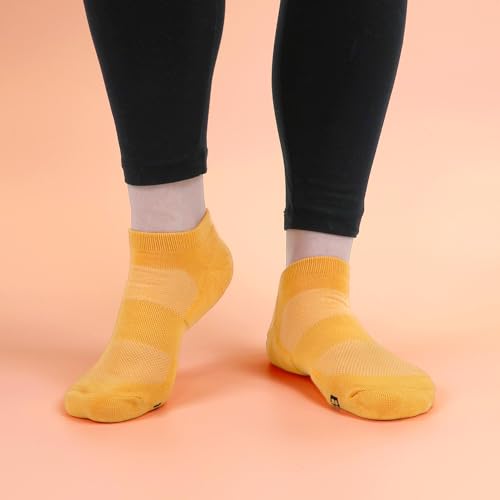 Image of BambooMN Men and Women's Rayon from Bamboo Low Cut Ankle Socks for Sports, Work and Everyday Wear - 4 Pairs - Unisex Sizing