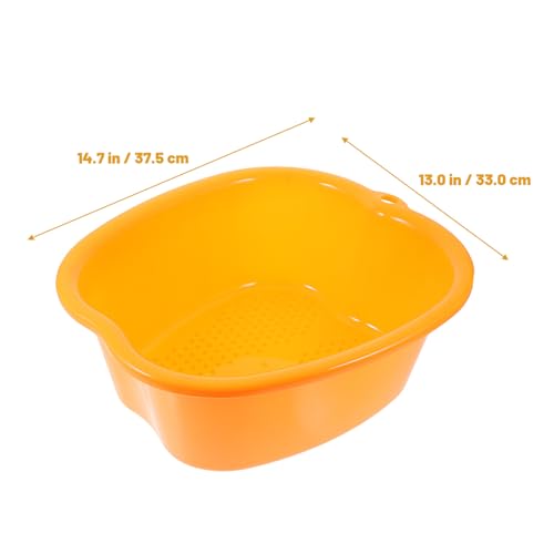 Balde plástico para spa de pies con masaje y diseño convexo miniatura 6
