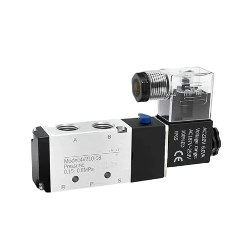Électrovanne 5/2 pneumatique 4V410-15 AC24V pour contrôle de débit précis - 2