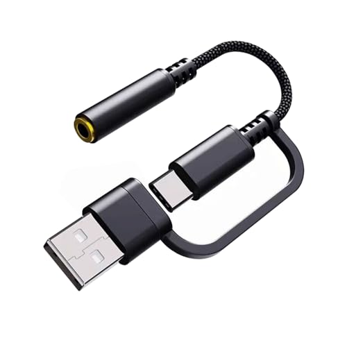 WHWKOP USB+TYPE-C 2-in-1Rs[^OTEhJ[h 3.5XTEhJ[hւUSB 3.5mmTEhJ[hւTYPE-C CzϊA_v^ @Ή ϋviC҂ {