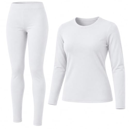 TNNZEET Women - Soft Pajama Set For Women White Workout Set L