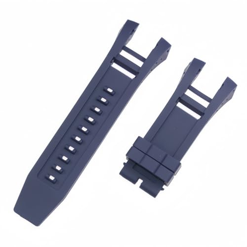 BoBoHome 34mm Hombre Accesorios Reloj Deportivo Caucho Silicona Impermeable - Correa Silicona Reloj Pulsera Hebilla Broche para Invicta SUBAQUA - Azul 34mm