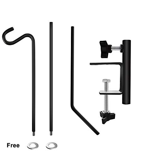 Heavy Duty Deck Hook, Extensible and Adjustable Deck Hook for Hanging Bird Feeder, Plants, Suet Baskets,Wind Chimes,Lanterns (1 Pack) - Thumbnail 4