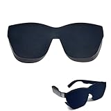 Lymizhuo Light Blockers Compatible for RayNeo Air 2s,3D Printed Glasses Lens Shade Blocks All Ambient Light Portable & Easy to Attach AR Smart Glasses Accessories (Black)