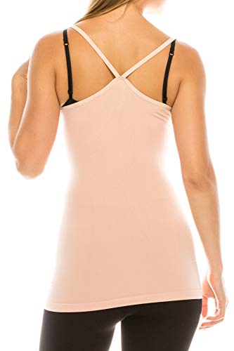 Kurve Women’s Maternity Breastfeeding Cami – Underbust Postpartum And Nursing Support Y-Back Camisole Tank Top Dusty Pink #TOP2
