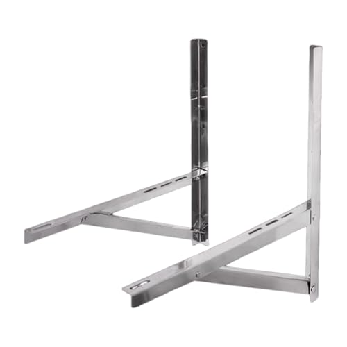 Soporte Para Aire Acondicionado,Soporte Para Unidad Split Exterior - Soporte Plegable Multifuncional De Acero Inoxidable Para Montaje En Pared