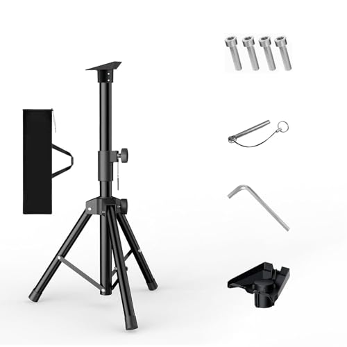 Soporte de trípode con adaptador de montaje para satélite Gen 3 de altura ajustable, montaje de trípode, ángulo de inclinación, montaje ajustable