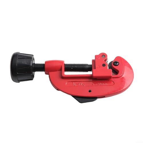 Yhenlovtt Piccolo tagliatubi per tubi in rame, ottone e alluminio con ruota di taglio in acciaio temprato, design compatto per spazi ristretti, taglio R (3-32 mm)