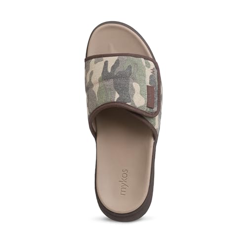 mykos Men's Gill Hook & Loop Slide Sandal - Comfortable, Casual Summer Footwear for Travel and Casual Wear3