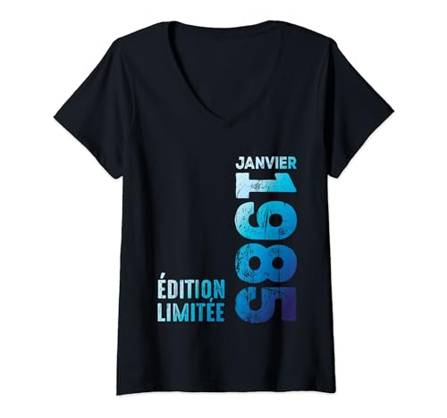 Since January 1985 Year 1985 Retro 1985 Limited Edition V-Neck T-Shirt