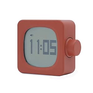 BSFYUK Luce Notturna,Digital Alarm Clock Bedside Clocks Function Date Temperature Display Travel Kitchen Bedroom Sveglia Bambini Doppi Allarmi Luce Notturna Lampada Comodino paralumi Lampada,Rosso