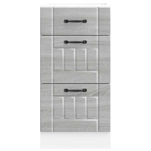 Armoire basse de rangement Lucca pour optimiser une petite cuisine - 5