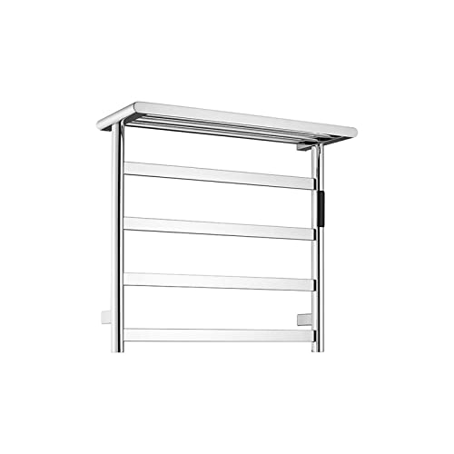 Radiateur sèche-serviette noir en acier inoxydable au design épuré - 2