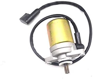 Chanoc 9 Splines Electric Starter Motor for 2 stroke 50cc 1PE40QMB ATV Moped Scooter