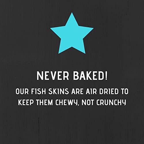 Tickledpet Cod Skin And Capelin Dog Treat Bundle - Single Ingredient Natural Chews #TOP6