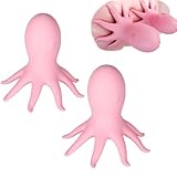 YILUQIFLY Brustmassagegerät Vibration Für Frauen Brustwarzenstimulator 10 Modus Clit Sucker Drehen Oktopusförmige vibrierende Erotikspielzeuge für Erwachsene Für Die Paare Und Weibliche (Saugen 2pcs)