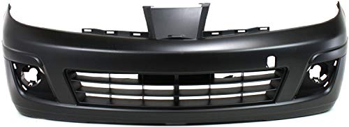 Evan Fischer Front Bumper Cover Compatible with 2007-2012 Nissan Versa Primed - NI1000245