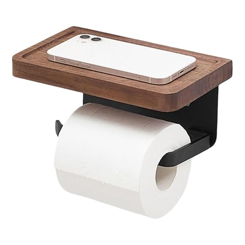 Servitore Tessuto Per Carta Igienica In Acciaio Inossidabile Supporto In Legno In Legno Porta Da Bagno Supporto Salvataggio Adesivo