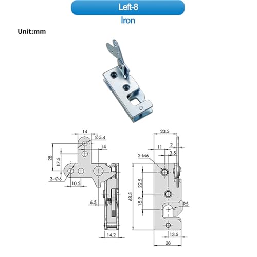 Boucle pour boîte à outils contre les ouvertures de coffre machine