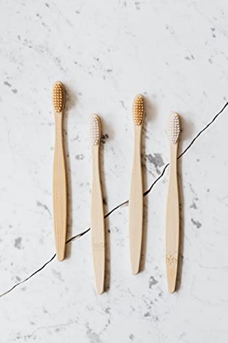 Yesland 20 spazzolini da denti in bambù, con