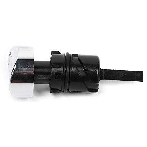 Varilla medidora de aceite para motocicleta tapón cromado anticaídas Alomejor 2