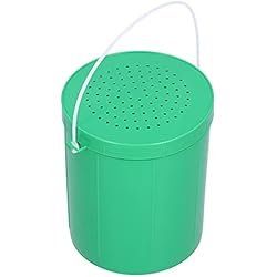 Cubo Cebo Vivo needlid Cubo de Cebo de señuelo portátil, Cubo de Pesca portátil para cebos Vivos para