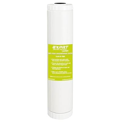 EXPRT RF-20AS Whole House Water Filter Cartridge - High Capacity 20" x 4.5" 10 Micron Anti-Scale Water Filter - Polyphosphate Descaler Water Filter - Inhibit Corrosion on Iron, Copper, Lead Pipes